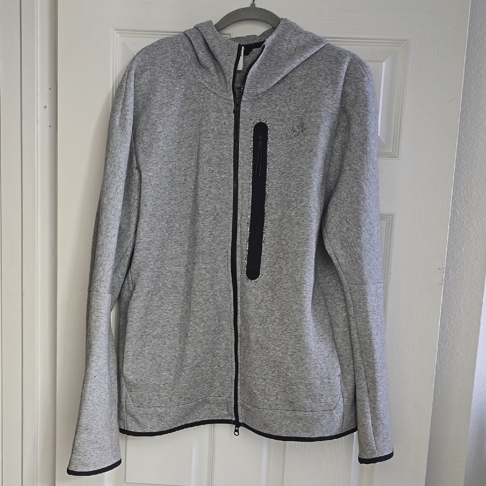 Nike Gray and Black Hoodie